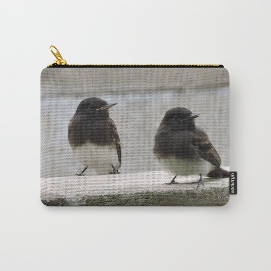 Young Black Phoebes Carry-All Pouch