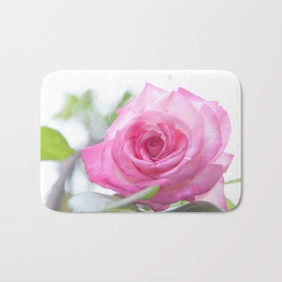 Pink rose #1 #decor #art #society6 Bath Mat