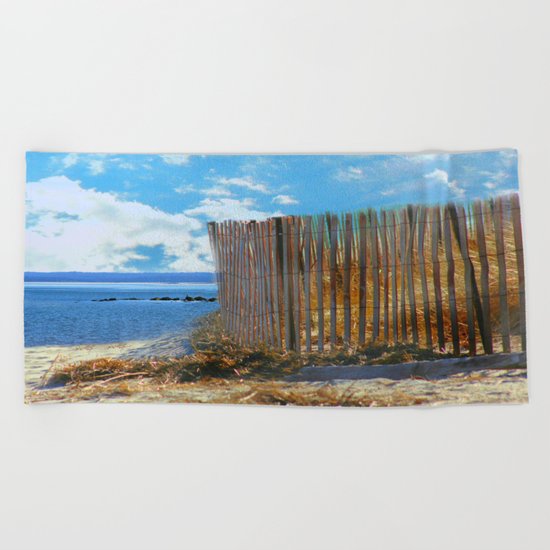 A Day At The Beach Beach Towel