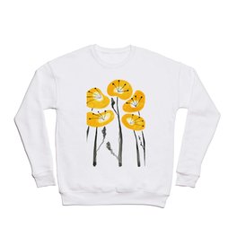 Yellow Poppies Crewneck Sweatshirt