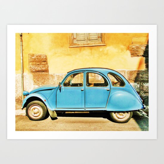 Vintage Citroen Art Print