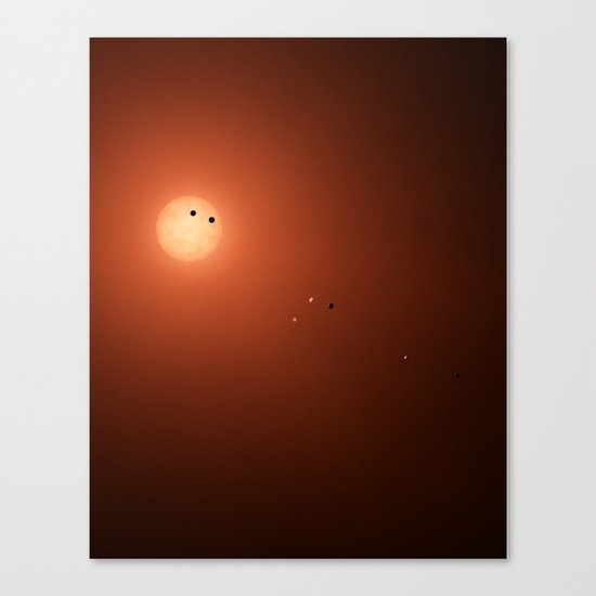 Poe's Eureka moment Canvas Print