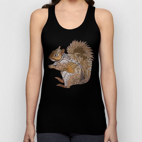 Woodland Squirrel Unisex Tank Top