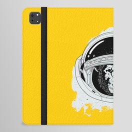Monkey in white space iPad Folio Case