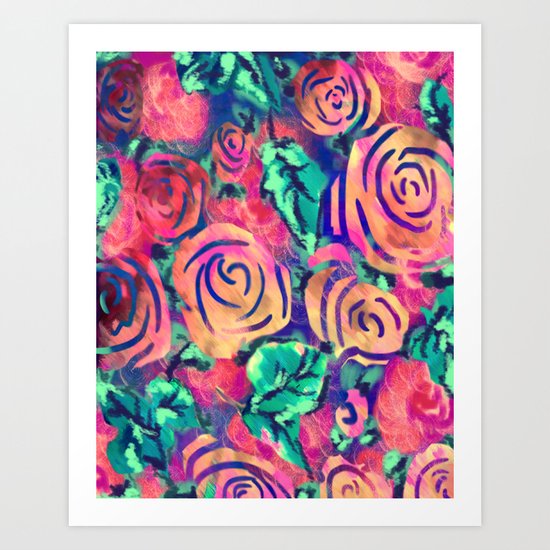 Cira Flora Art Print