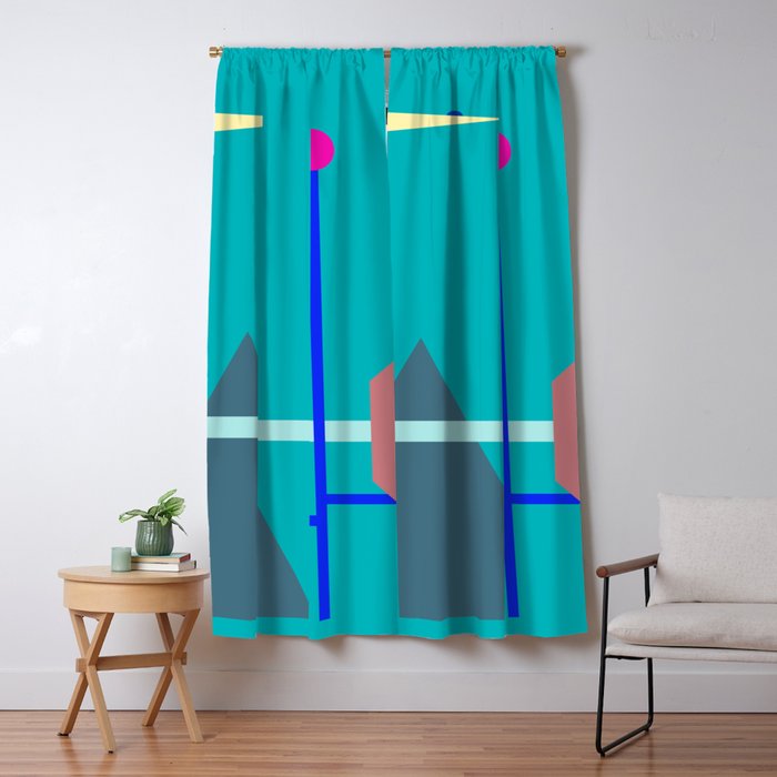 Two Sequences Pyramid Tower And Target Blackout Curtain By Stanmalloy Society6