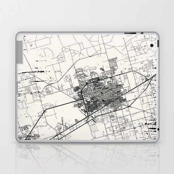 Midland, USA - City Map Laptop & iPad Skin