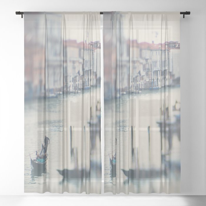 winter in Venice ... Sheer Curtain