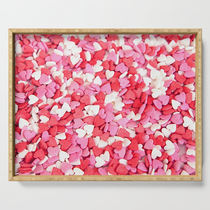 Heart Sprinkles | Sweets Serving Tray