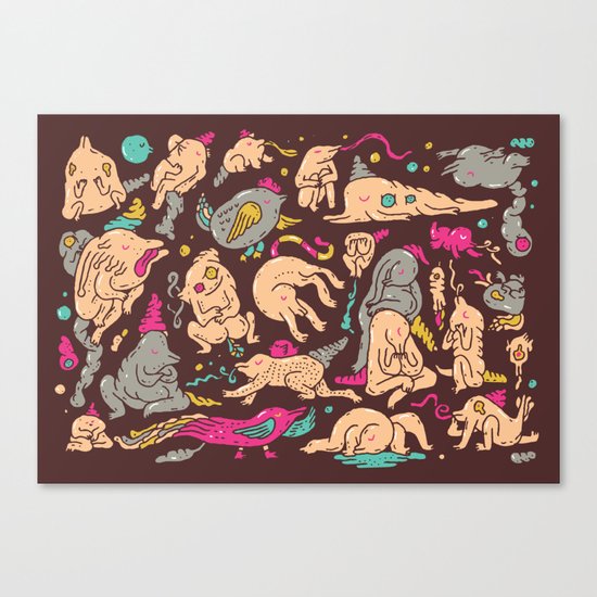 Doodle Land Canvas Print