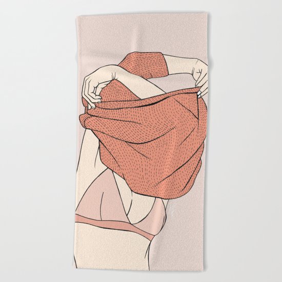 Sweater Struggles Beach Towel