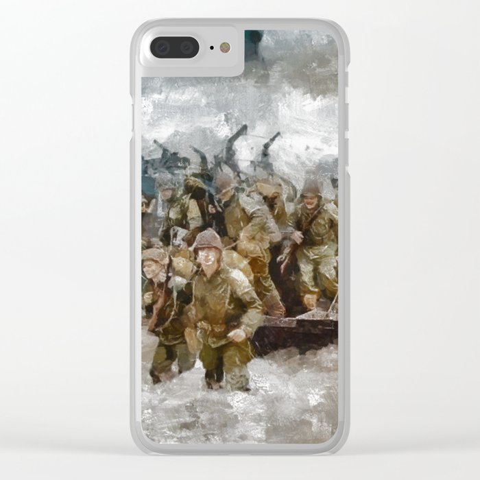D Day Landings Wwii Clear Iphone Case By Serpentfilms