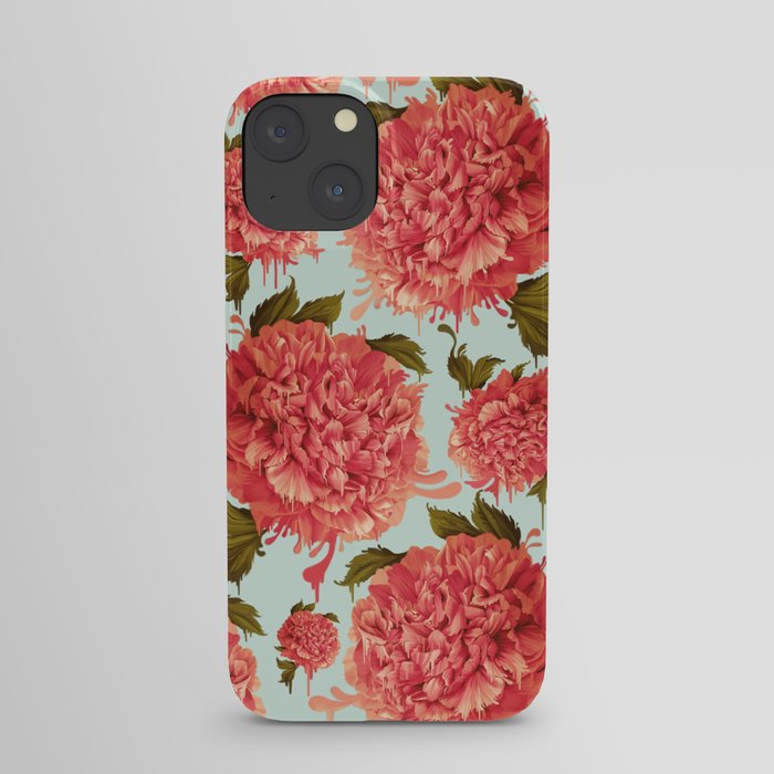 A Splash of Peony, A Dash of Color iPhone Case