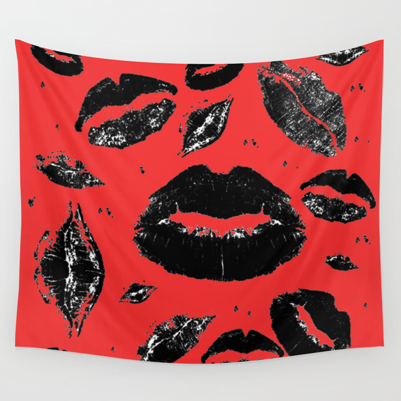 all black tapestry
