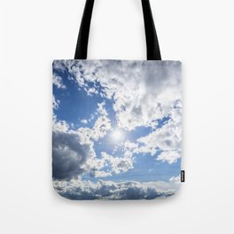 Fabolous Sun And The Clouds In The Sky 3 Tote Bag
