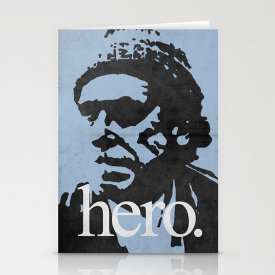 Charles Bukowski - hero. Stationery Cards