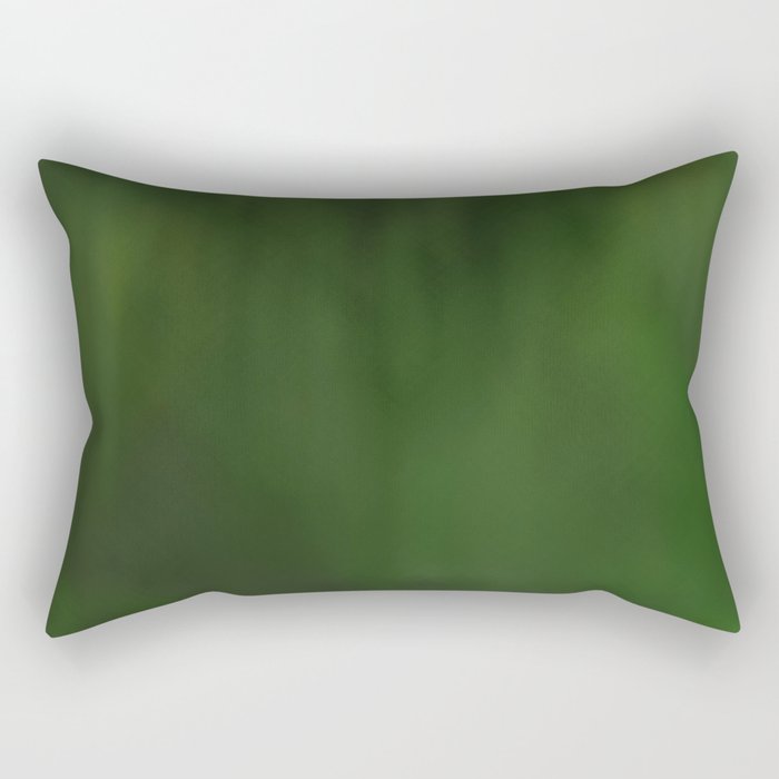 My Heart is Green Rectangular Pillow