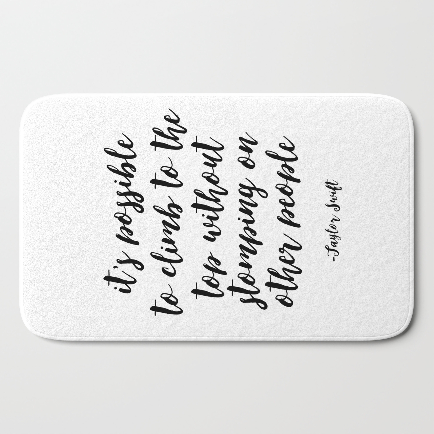 Quote For Women Girl Quote Cubicle Wall Decor Printable Wall Art Printable Quote Office Quotes Bath Mat By Micheltypography Society6