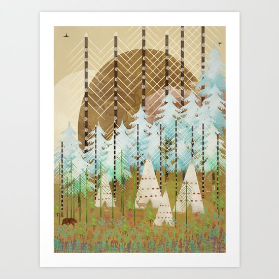 native summer Art Print
