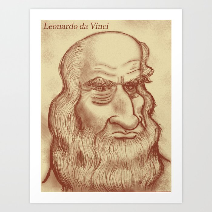 Leonardo da Vinci Art Print