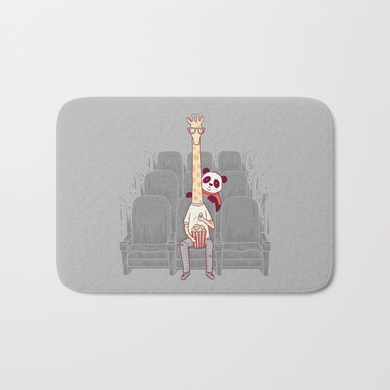 I Hate Giraffe Bath Mat