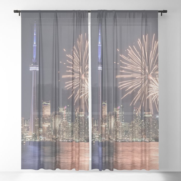 Toronto City Sheer Curtain