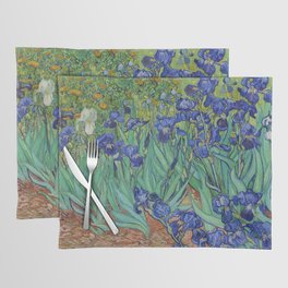 Vincent Van Gogh Irises 1889 Placemat