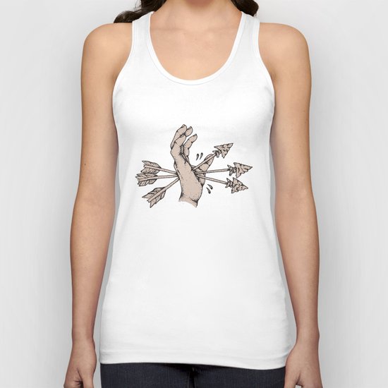 Hand Unisex Tank Top