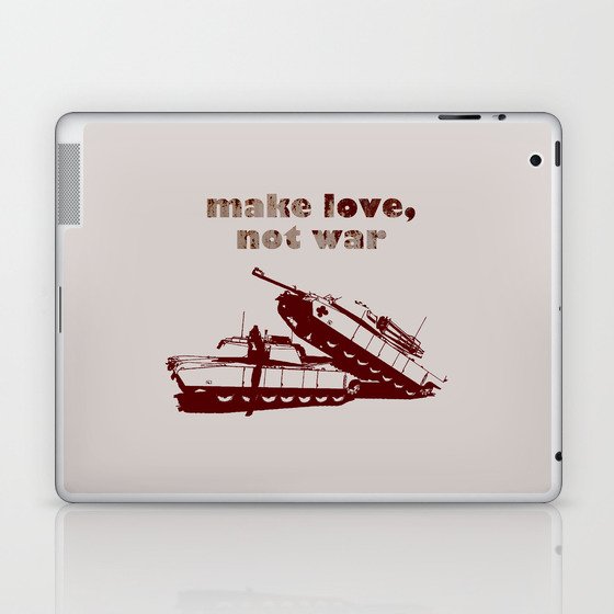 Make love, not war! Laptop & iPad Skin
