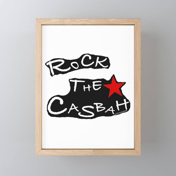 Rock The Casbah Framed Mini Art Print