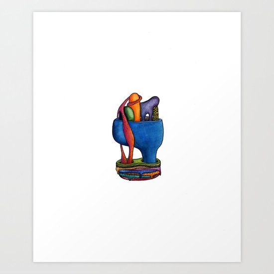 Canyon Companion Art Print