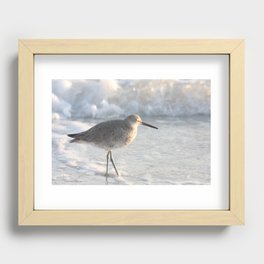Falling asleep to the sound of the ocean Recessed Framed Print