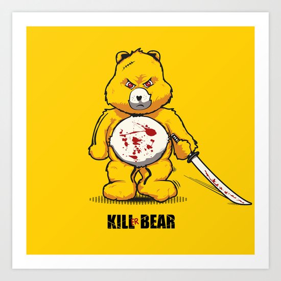 Killer Bear Art Print