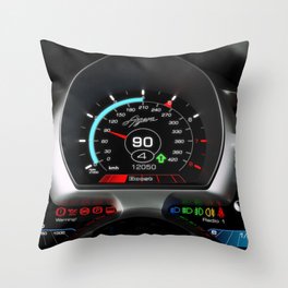 Koenigsegg Agera interior dashboard Throw Pillow