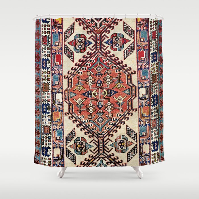 Sarab Persian Azerbaijan  Antique Long Rug Print Shower Curtain