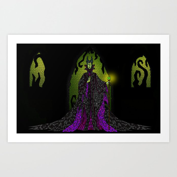 Maleficent Art Print