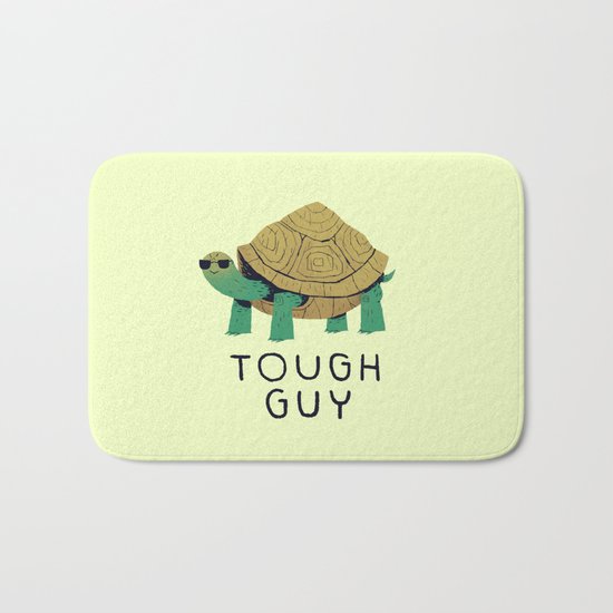tough guy Bath Mat