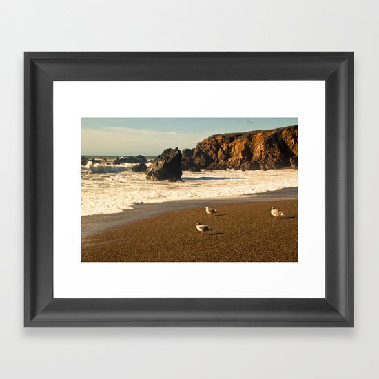 Sunbathing Framed Art Print