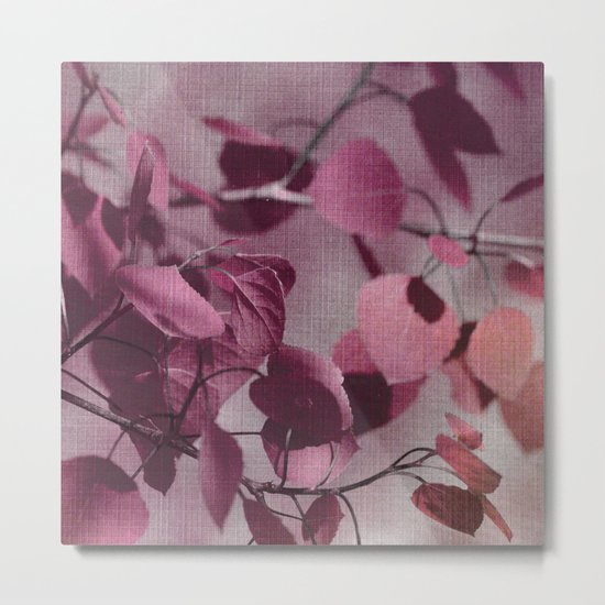 purple leaves Metal Print