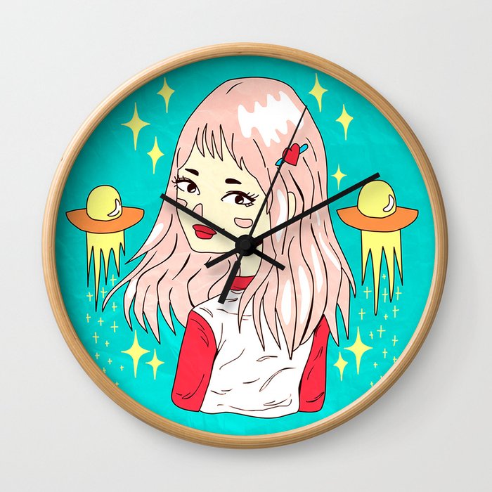 If I stay here, trouble will find me.  Wall Clock