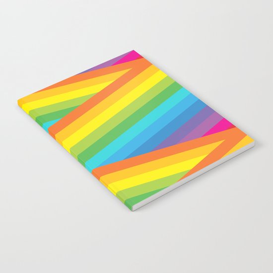 Rainbow Stripes Notebook