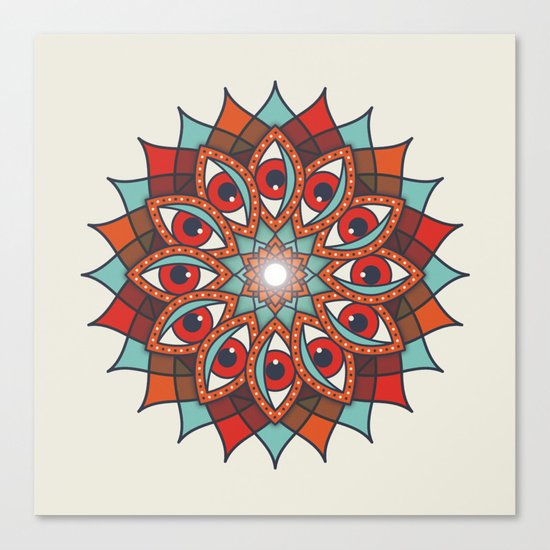 Bali Eyes 1 Canvas Print