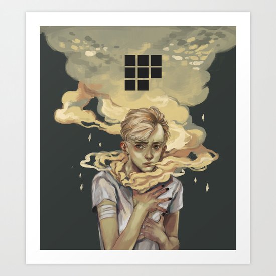 Smoke Art Print