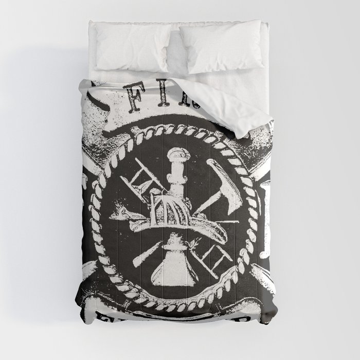 Fire Fighter Badge Comforter
