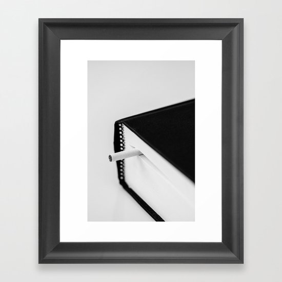 PAUSE Framed Art Print