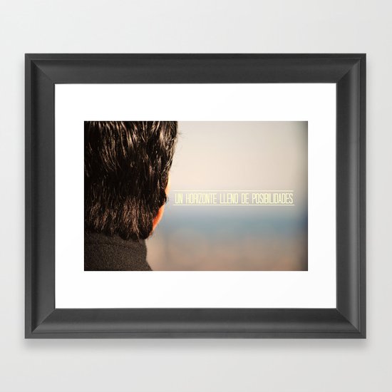 Un horizonte lleno de posibilidades Framed Art Print