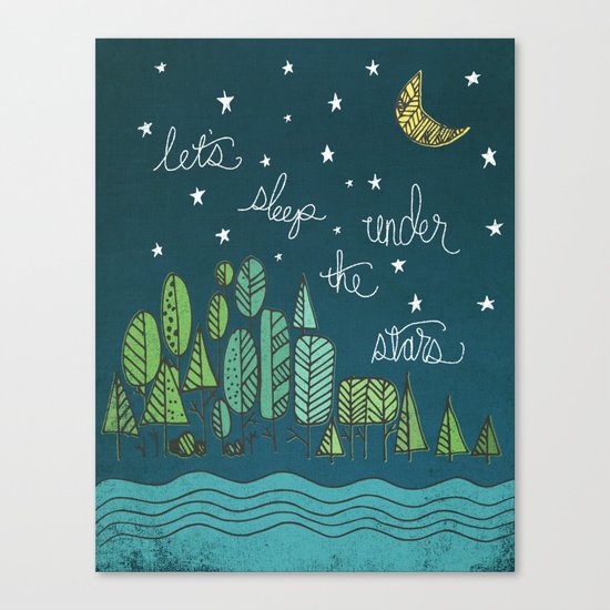 ...under the stars Canvas Print