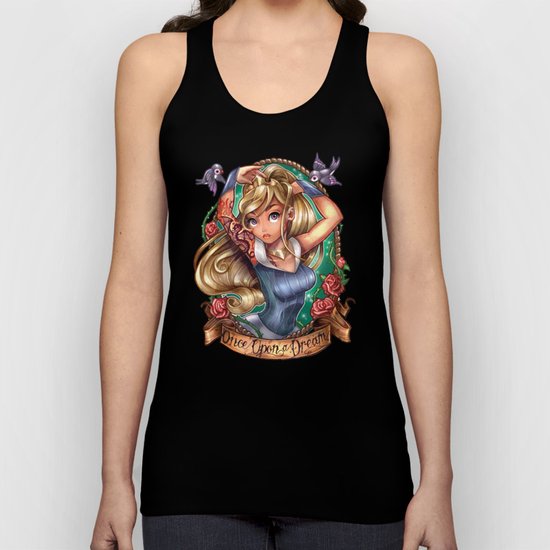 Once Upon A Dream (blue dress) Unisex Tank Top