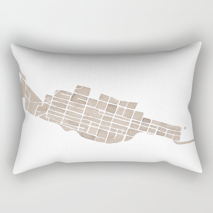 Telluride Colorado Map Rectangular Pillow