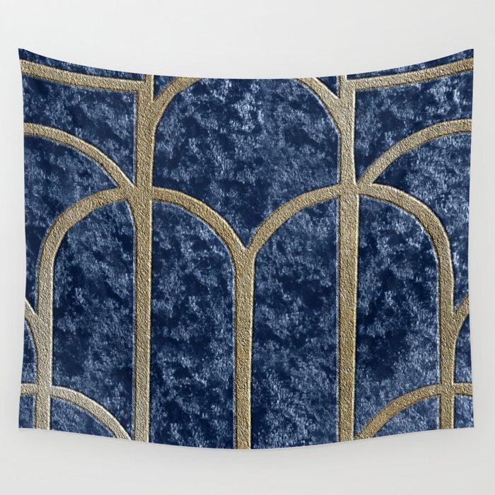 Art deco arches II Wall Tapestry